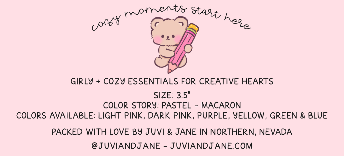 Color Me Cozy 6 Mini Color Pencils