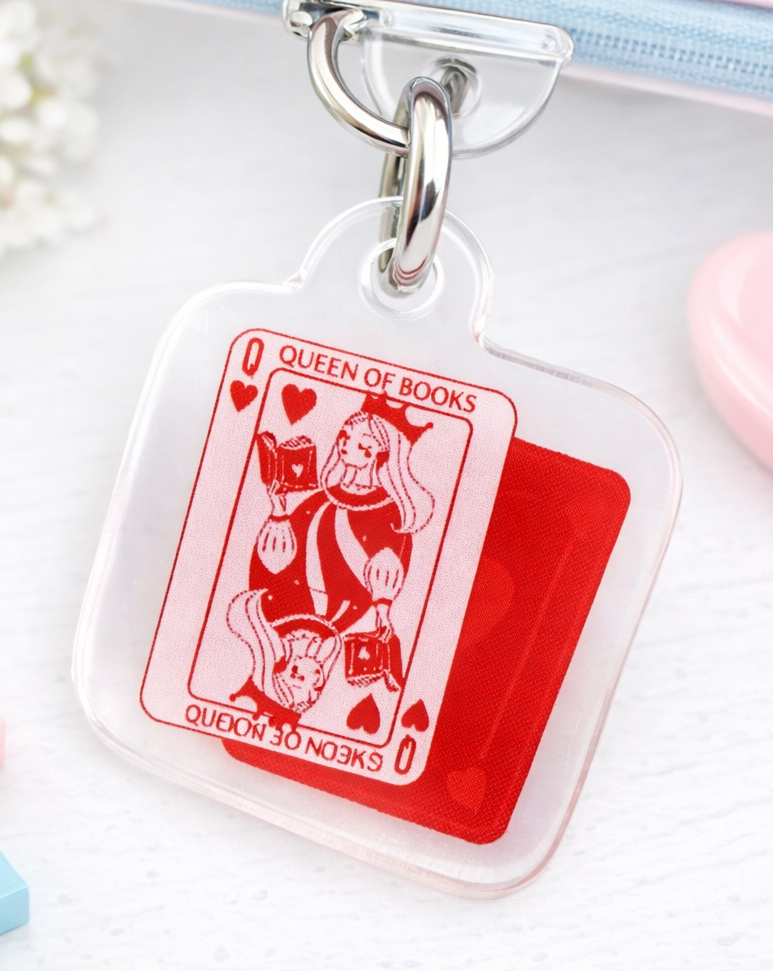 Queen of Books | Dainty Mini Kindle Charm