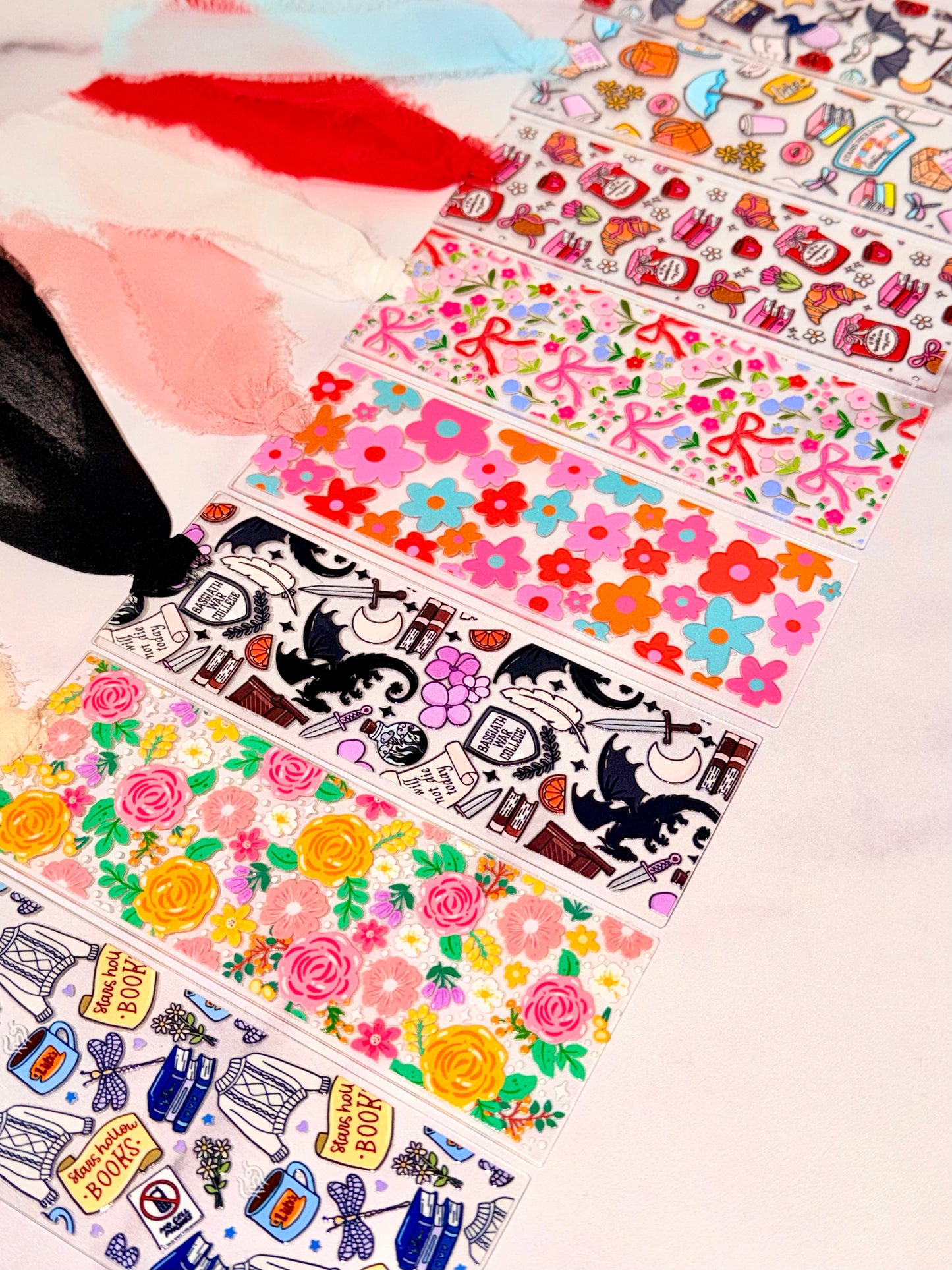 Books + Jam Acrylic Bookmark