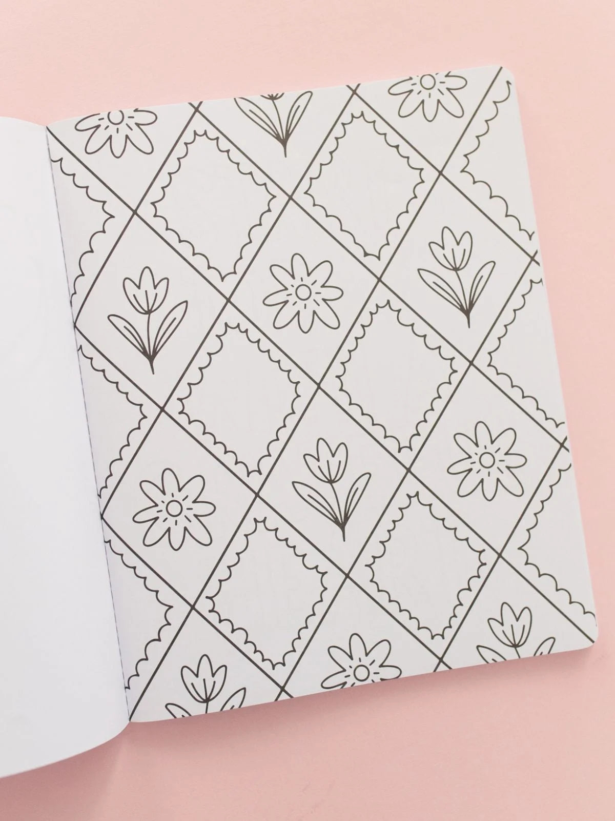 Bows & Blooms Coloring Book