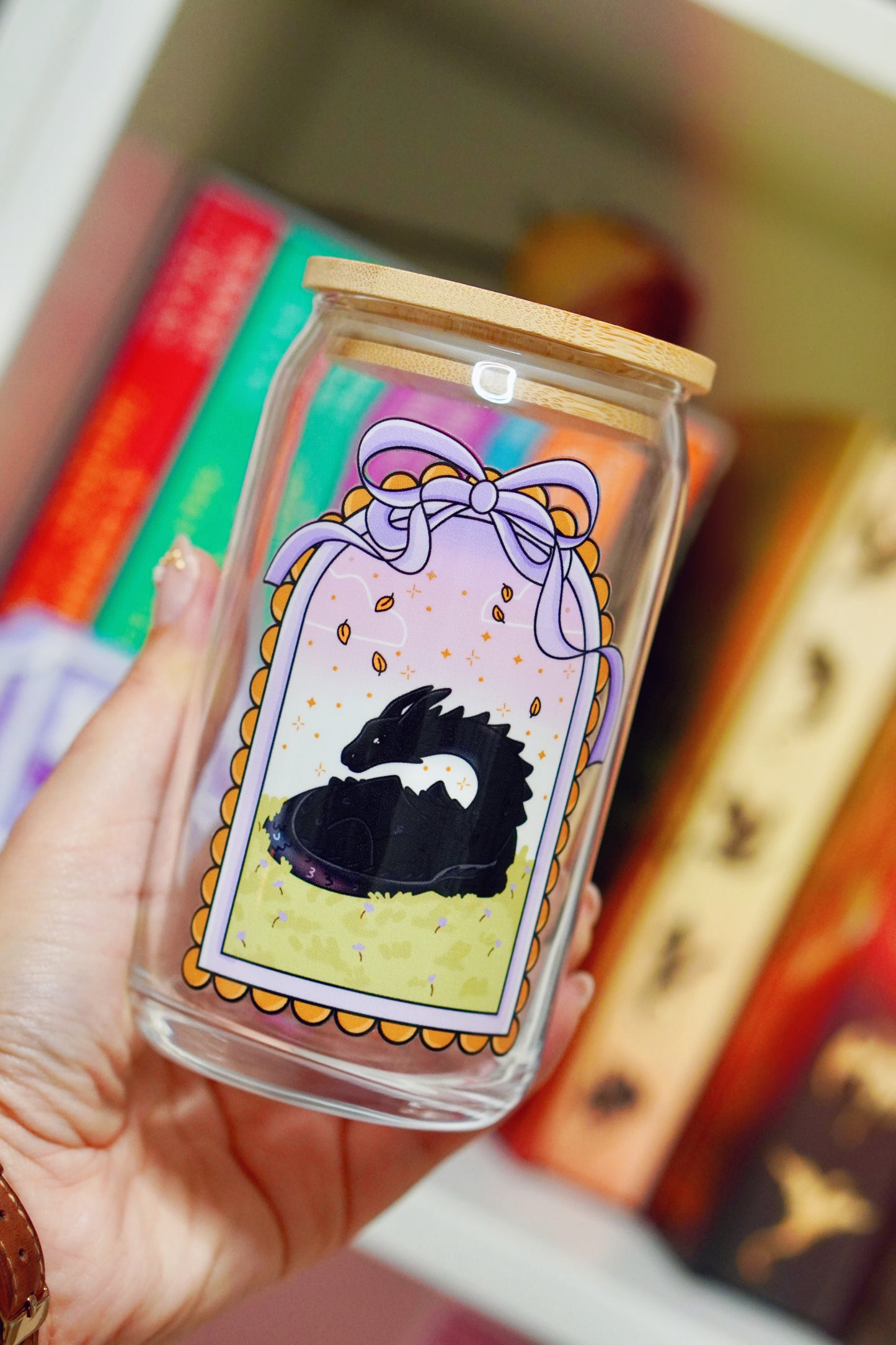 Sleeping Dragon Iced Coffee Glass