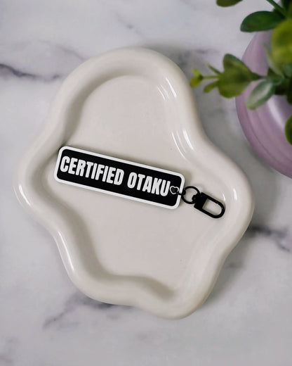 Certified Otaku 3D Printed Keychain