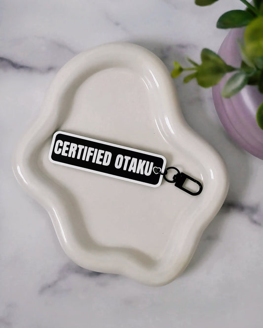 Certified Otaku 3D Printed Keychain