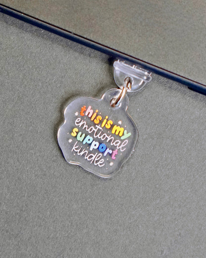 Emotional Support Kindle | Dainty Mini Kindle Charm