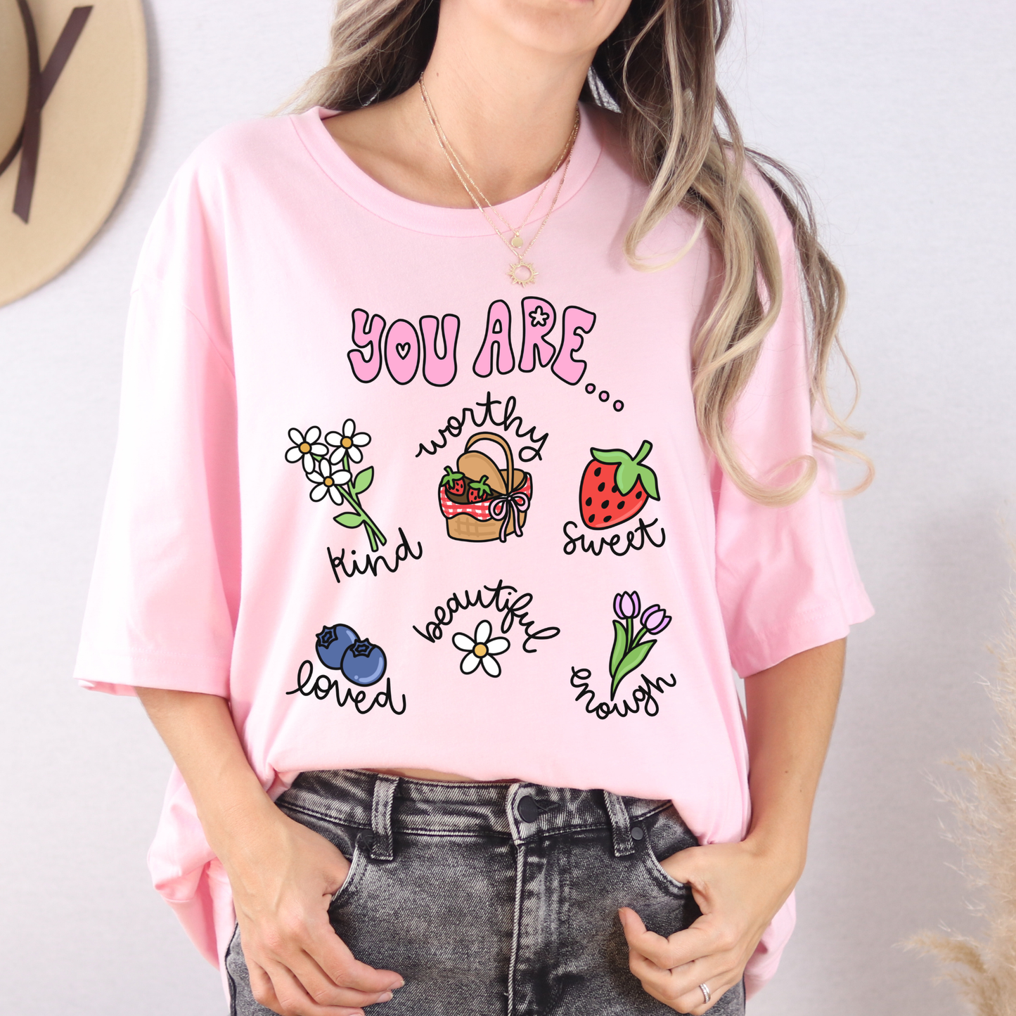You Are Worth Affirmation Tee ✨ LAST ONE ✨