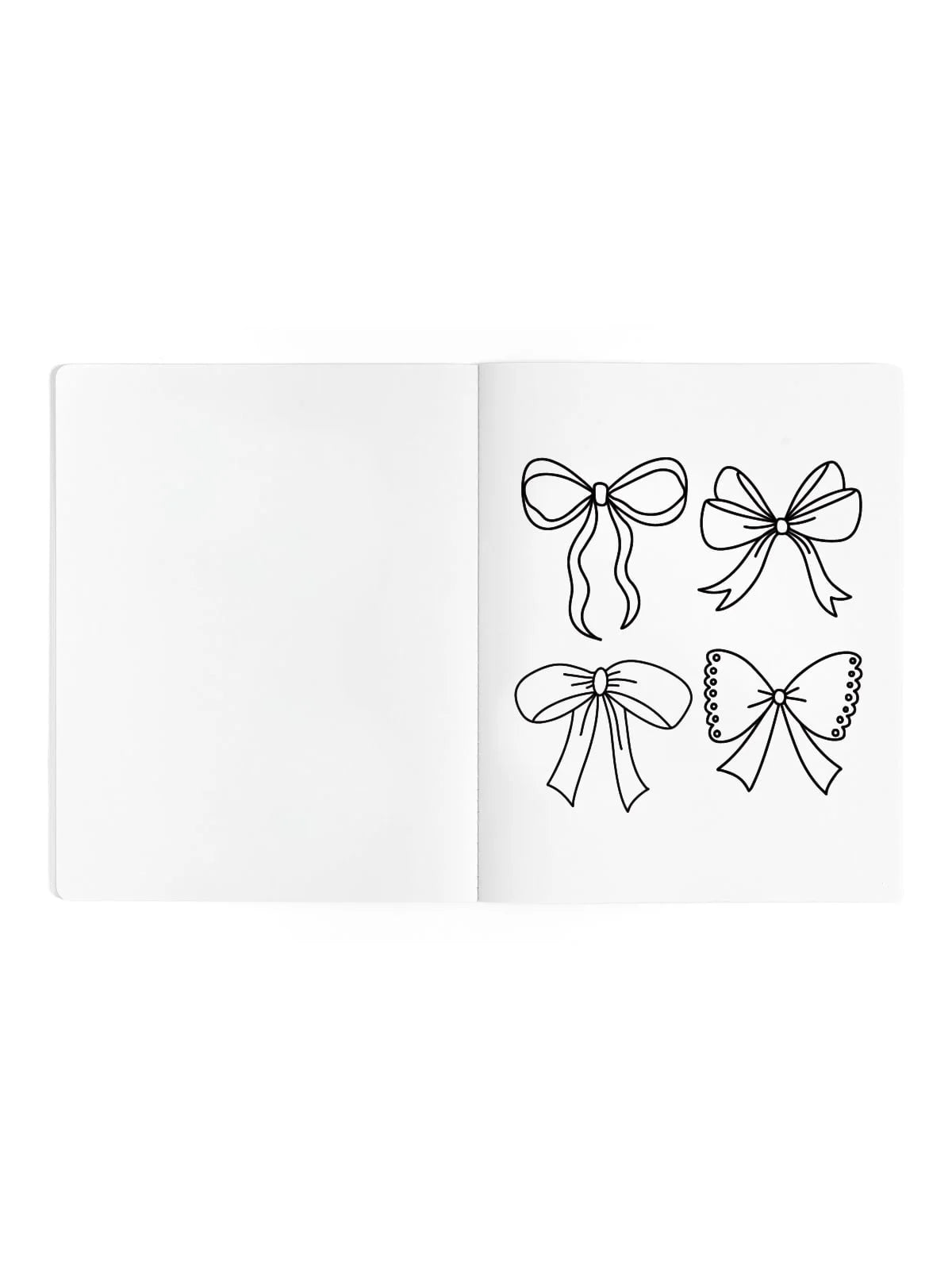 Bows & Blooms Coloring Book