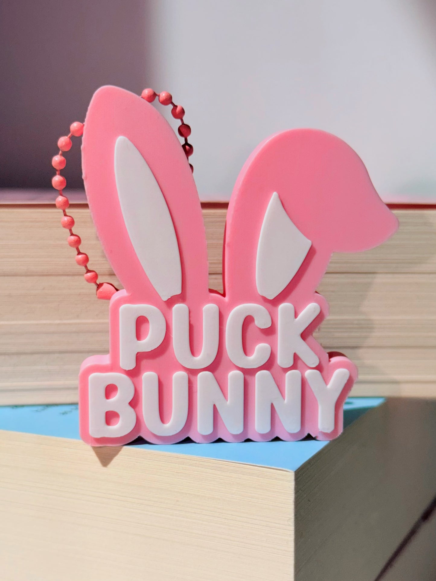 Puck Bunny Keychain