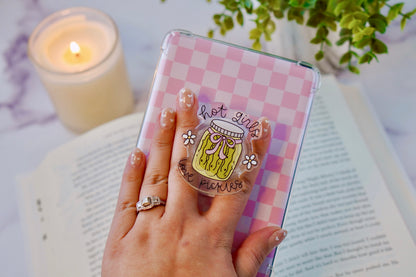 Hot Girls Love Pickles Pretty Pop | Kindle E-Reader Grip | MagSafe Grip | Kindle | Tablet | Phone
