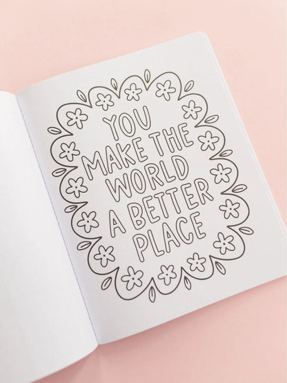 Bows & Blooms Coloring Book