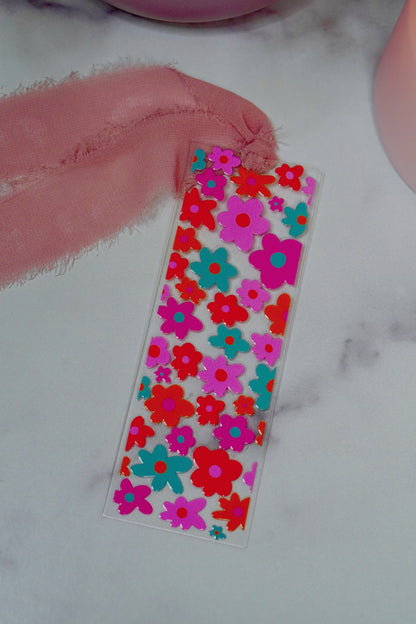 Elle Florals Acrylic Bookmark
