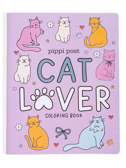 Cat Lover Coloring Book