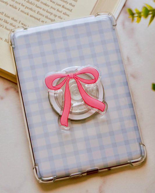 Pink Bow Pretty Pop | Kindle E-Reader Grip | MagSafe Grip | Kindle | Tablet | Phone