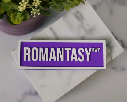 Romantasy RWY Street Sign