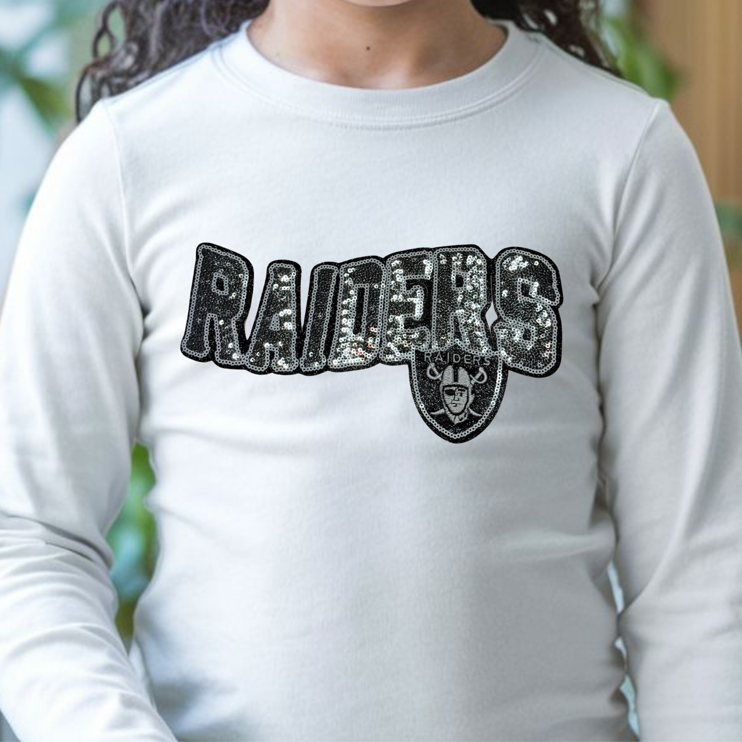 Kids Sequin Game Day Long Sleeve Shirts