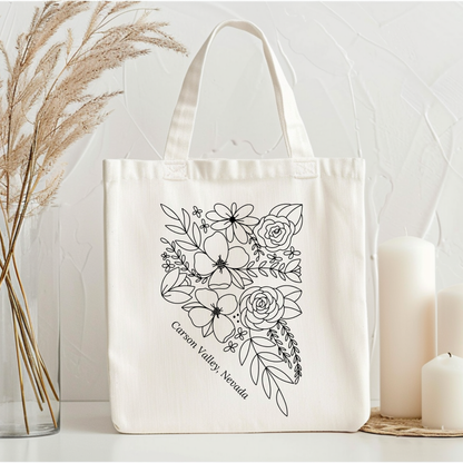 Nevada Floral Tote Bag