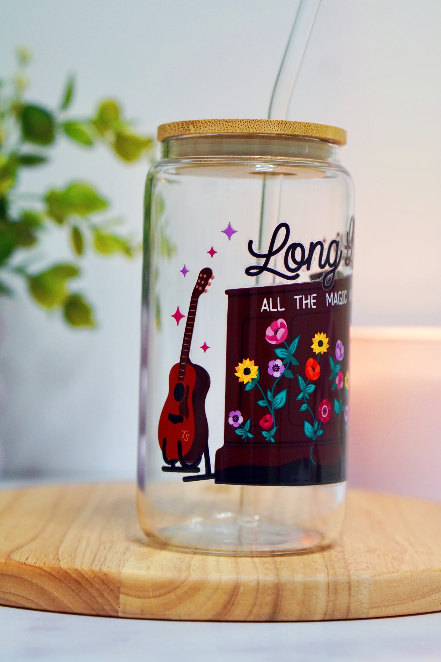 Long Live Iced Coffee Glass ✨ LAST ONE ✨