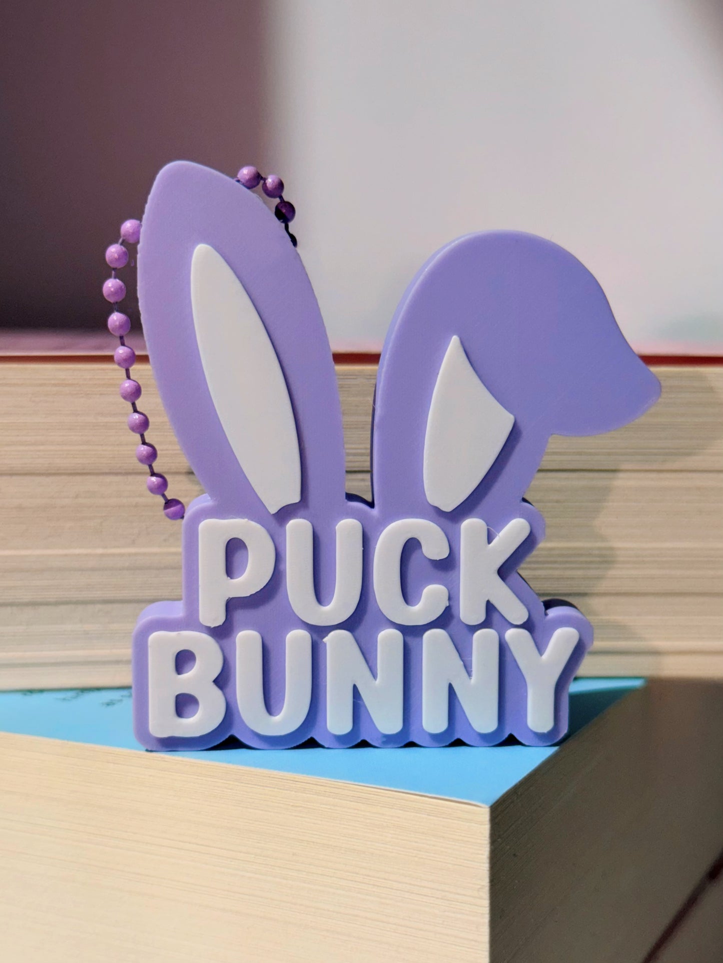Puck Bunny Keychain