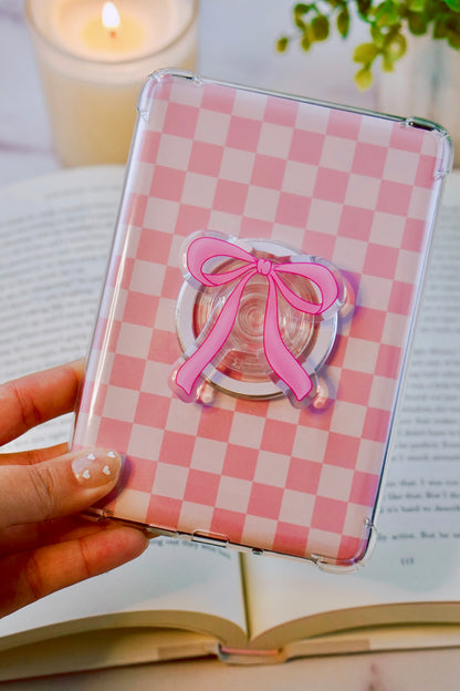 Pink Bow Pretty Pop | Kindle E-Reader Grip | MagSafe Grip | Kindle | Tablet | Phone
