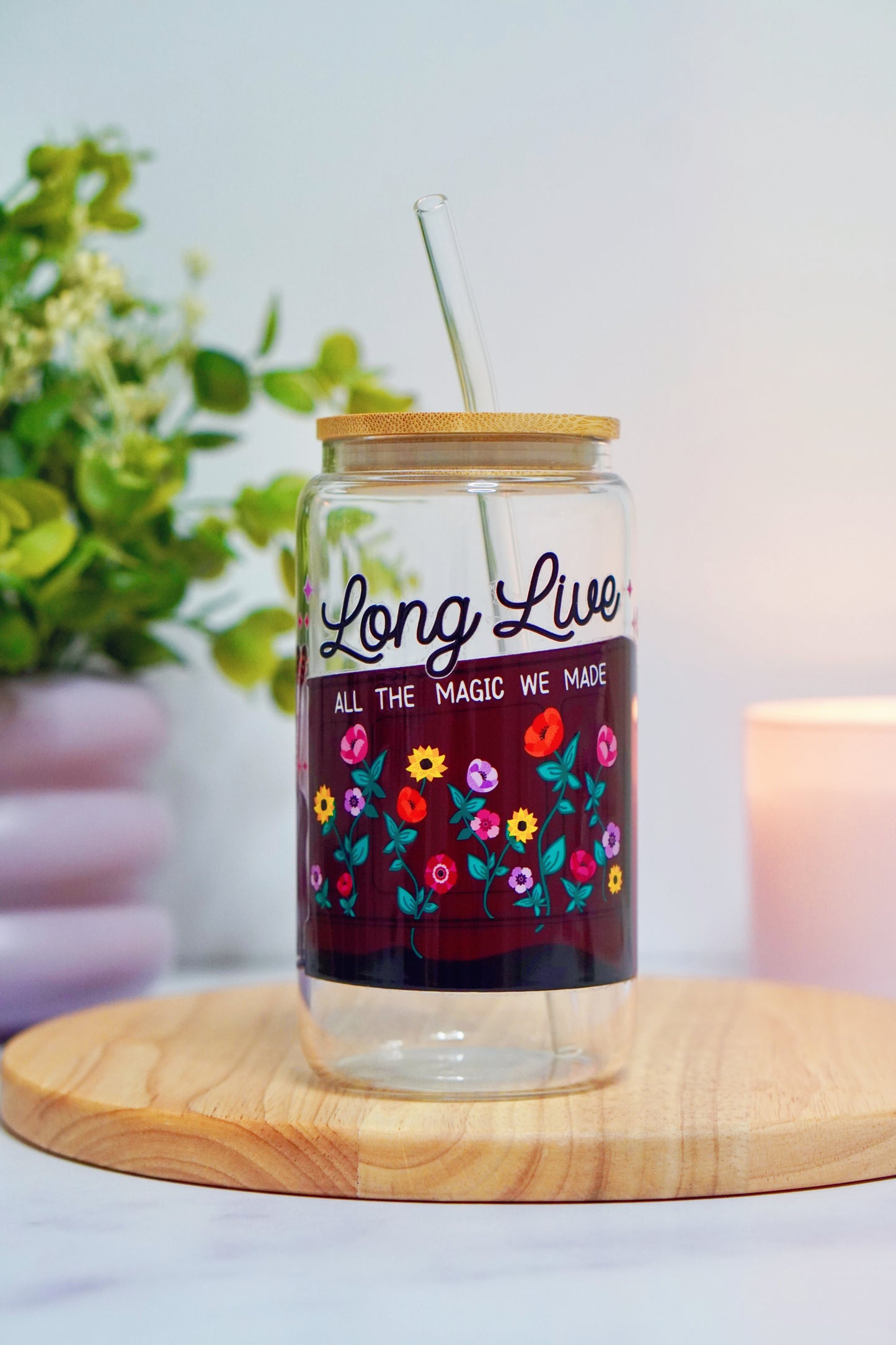 Long Live Iced Coffee Glass ✨ LAST ONE ✨