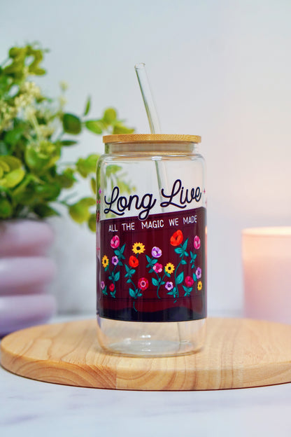 Long Live Iced Coffee Glass ✨ LAST ONE ✨