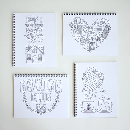 Make Yourself At Home Coloring Book
