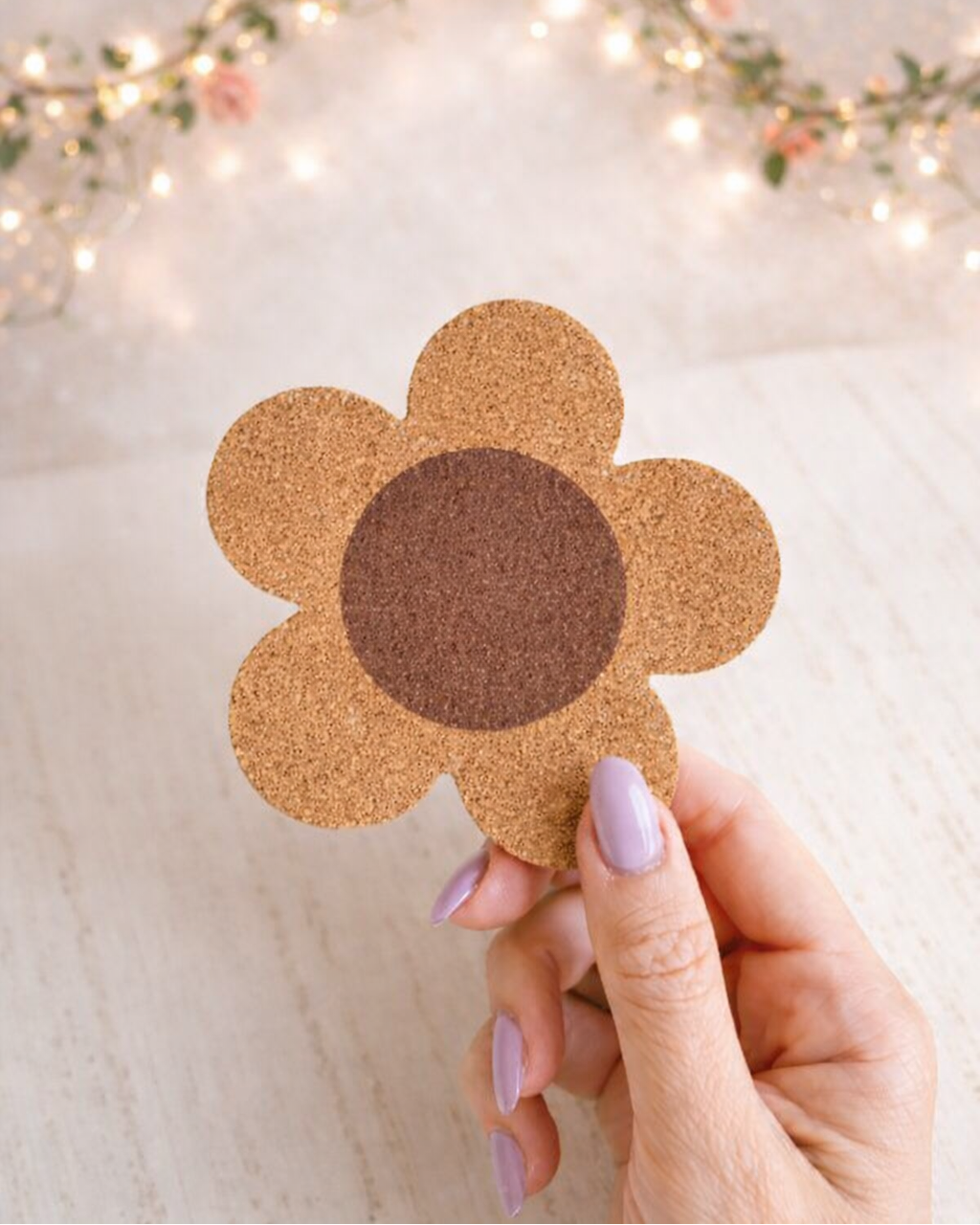 Flower Cork Coaster