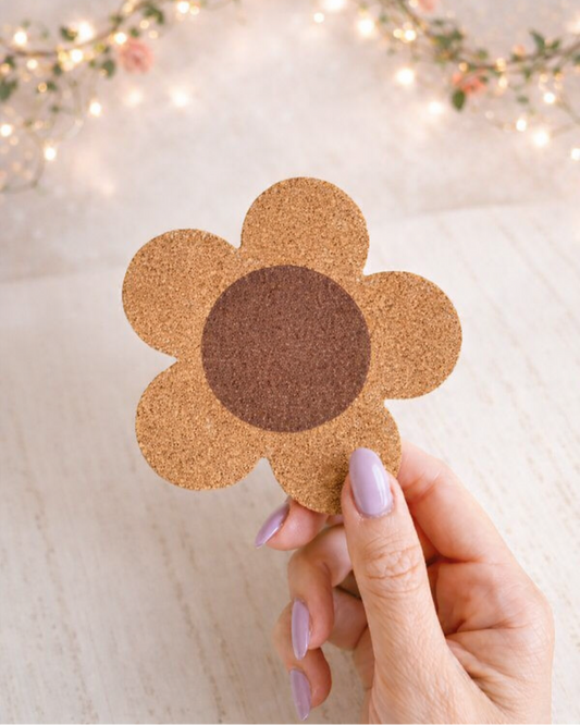 Flower Cork Coaster