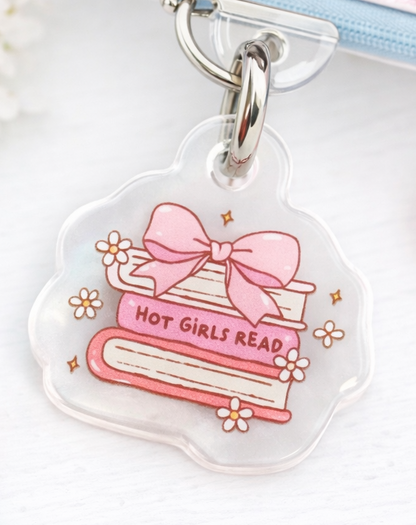 Hot Girls Read | Dainty Mini Kindle Charm