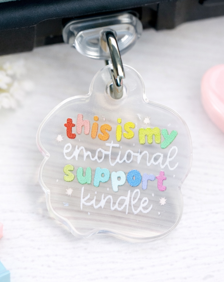 Emotional Support Kindle | Dainty Mini Kindle Charm