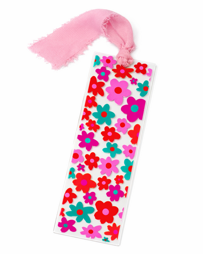 Elle Florals Acrylic Bookmark