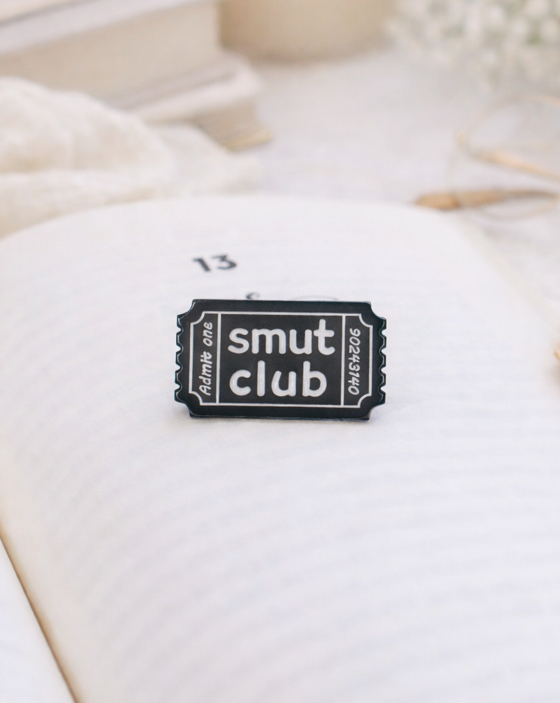 Smut Book Club Enamel Pin