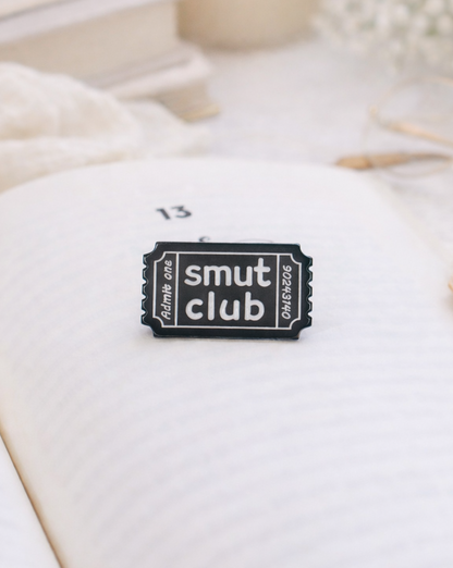Smut Book Club Enamel Pin