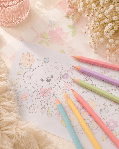 Color Me Cozy 6 Mini Color Pencils