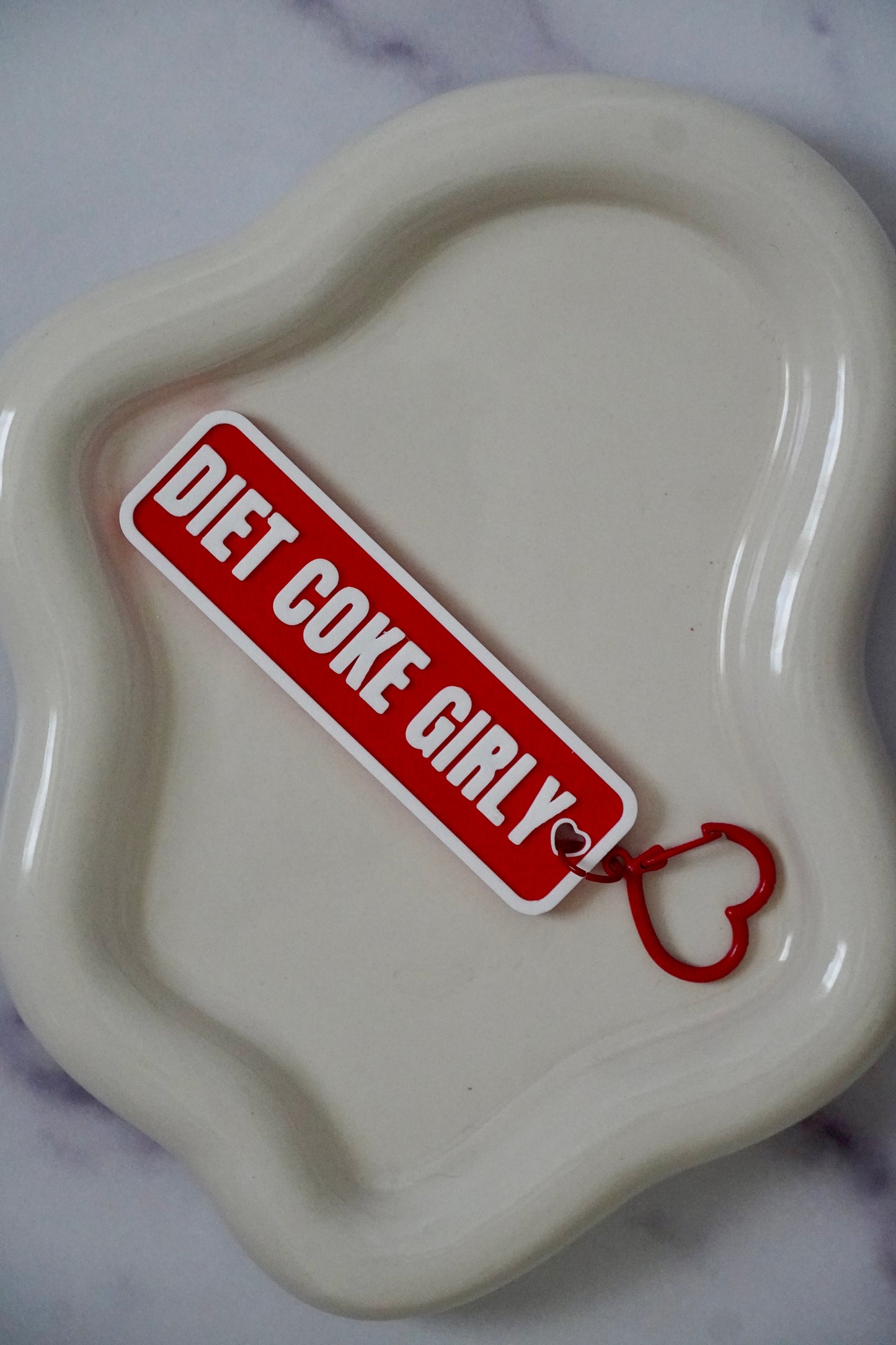 Diet Coke Girly 3D Printed Keychain