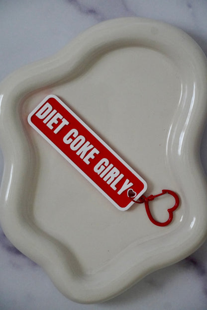 Diet Coke Girly 3D Printed Keychain