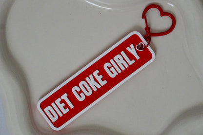 Diet Coke Girly 3D Printed Keychain