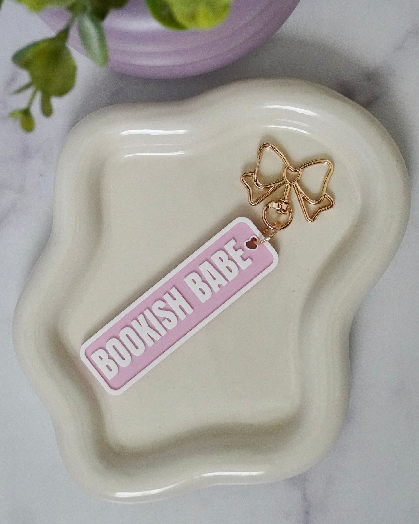 Bookish Babe 3D Printed Keychain