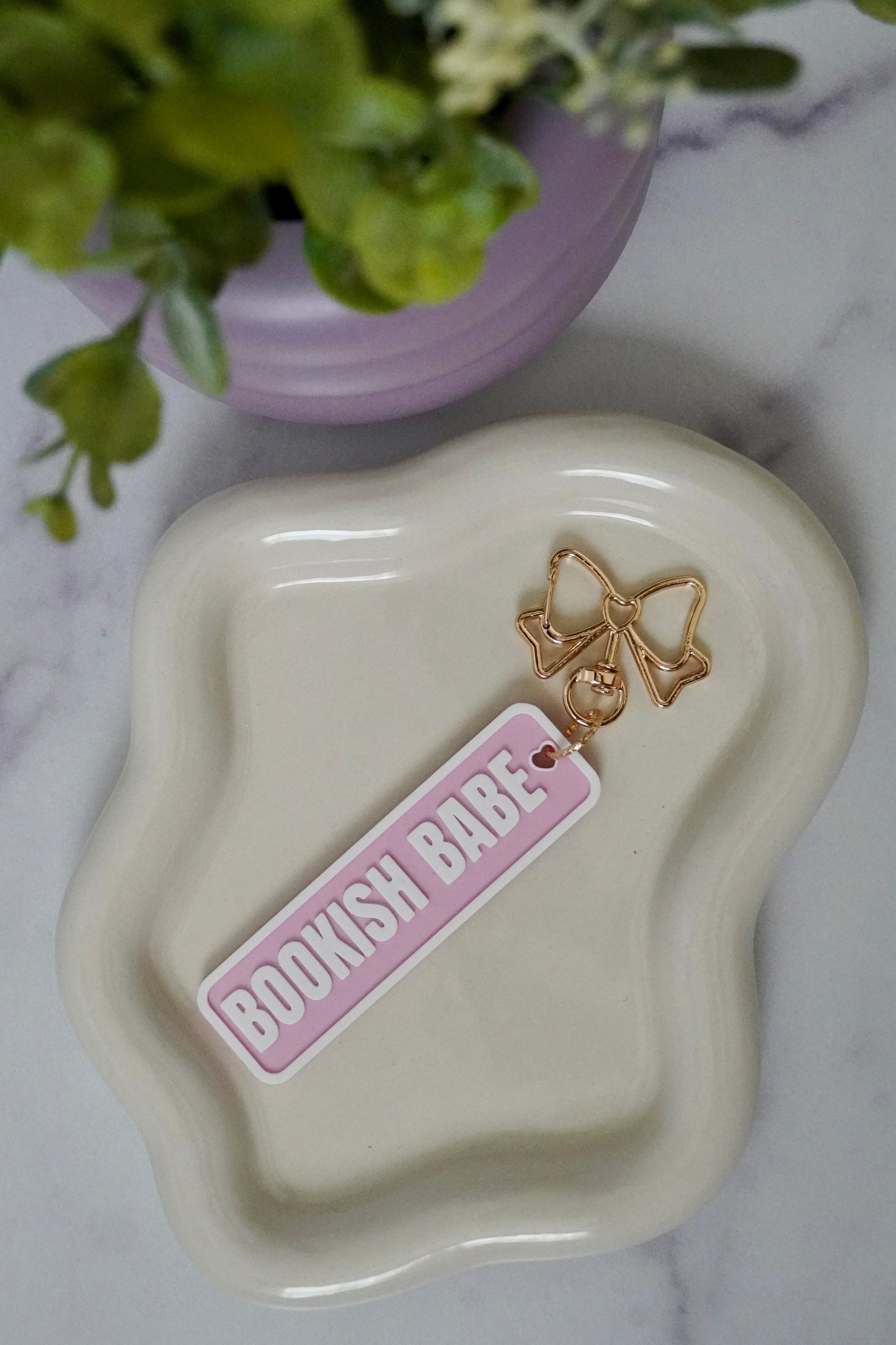Bookish Babe 3D Printed Keychain