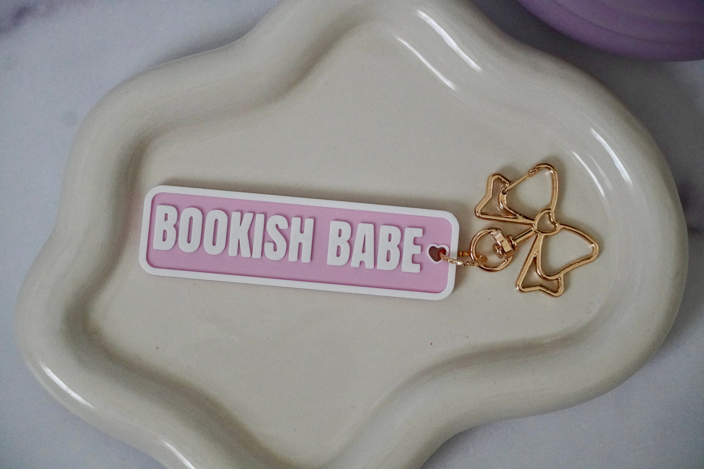 Bookish Babe 3D Printed Keychain