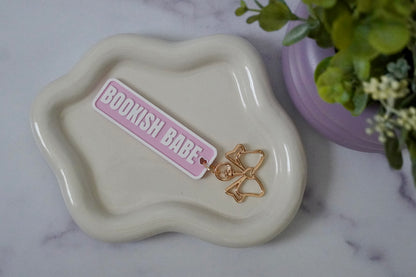 Bookish Babe 3D Printed Keychain