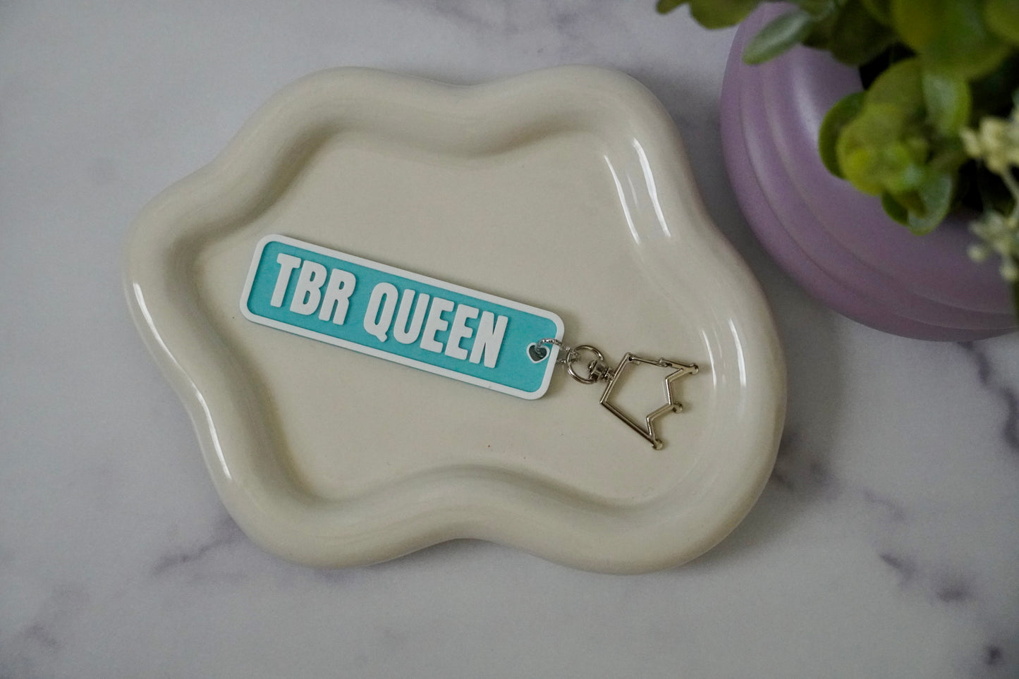 TBR Queen 3D Printed Keychain