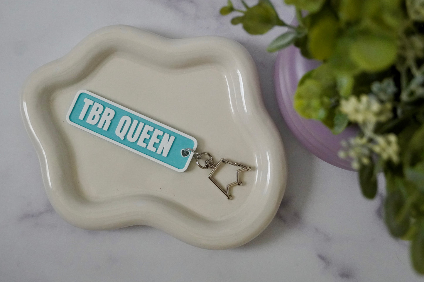 TBR Queen 3D Printed Keychain