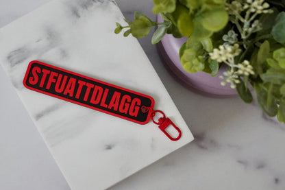 STFUATTDLAGG 3D Printed Keychain IYKYK