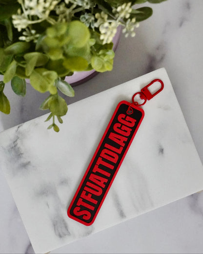 STFUATTDLAGG 3D Printed Keychain IYKYK