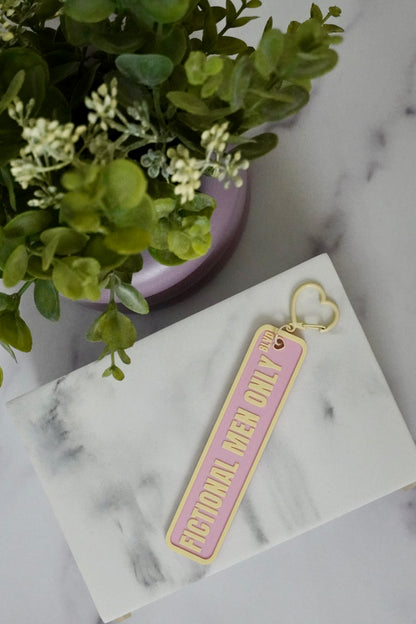 Fictional Men Only Blvd 3D Printed Street Sign Keychain