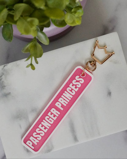 Passenger Princess 3D Printed Keychain