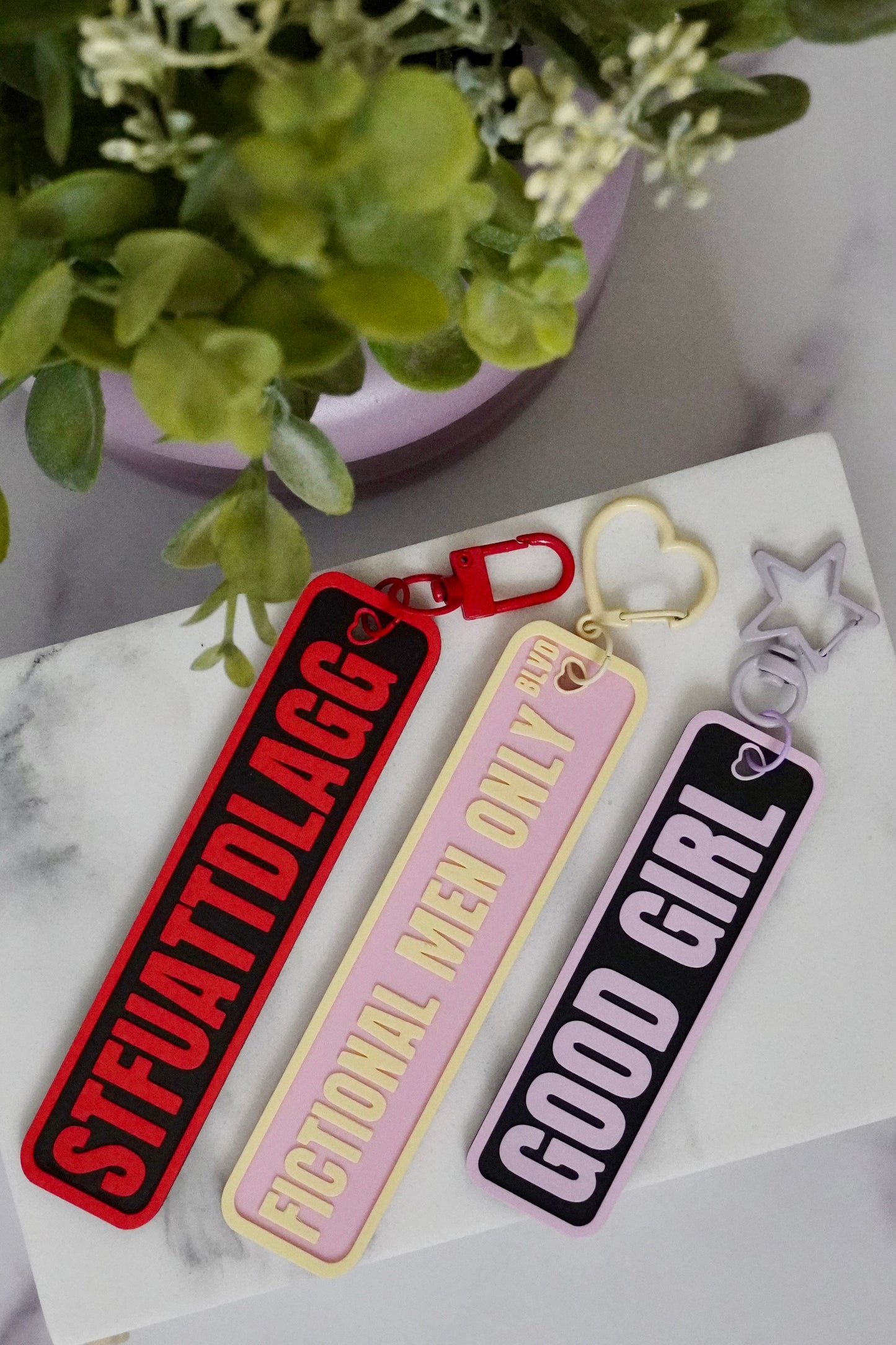 Good Girl 3D Printed Keychain