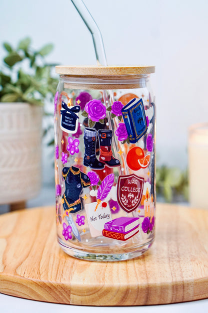 Fantasy Dragon Iced Coffee Glass