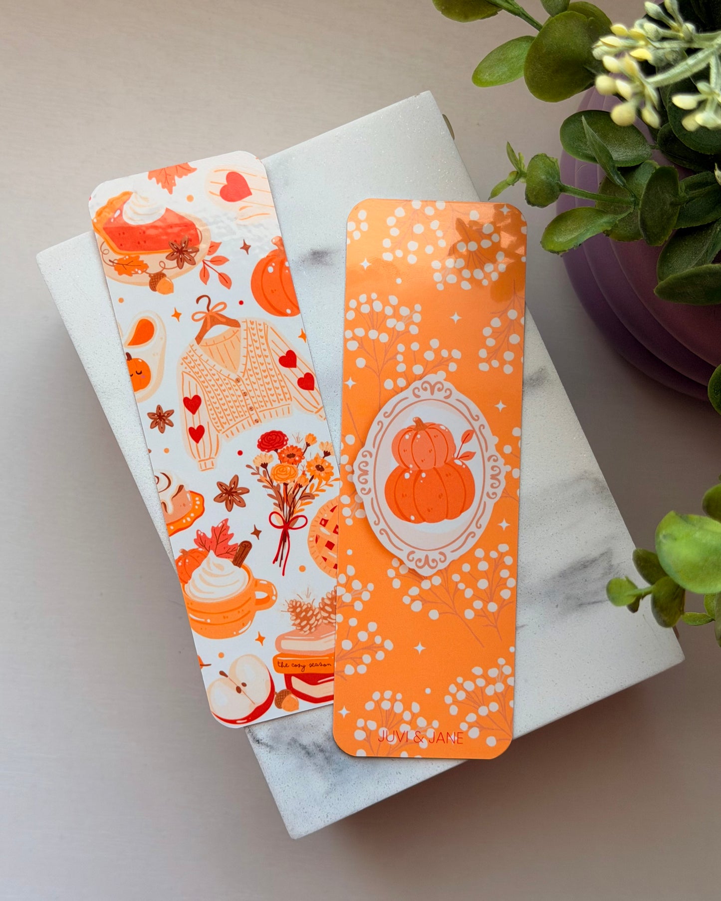 Cozy Season Double-Sided Bookmark