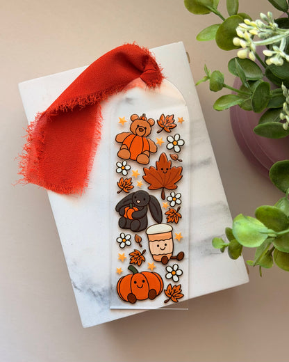 Fall Friends Acrylic Bookmark